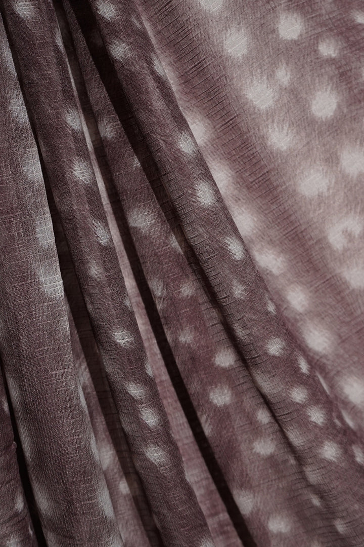Deer Printed Lawn - Lavender
