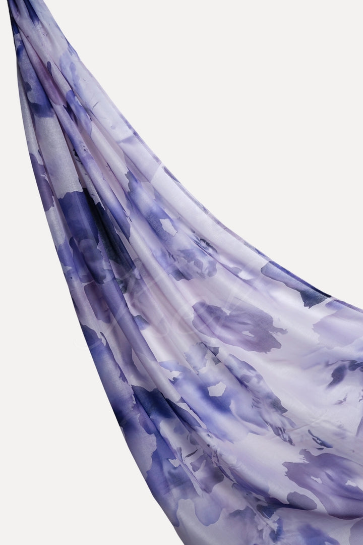 Printed Viscose Modal Hijab - Lavender Breeze