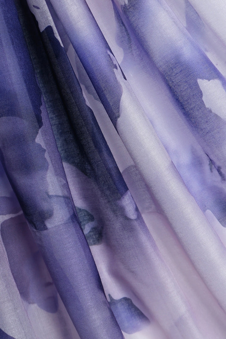 Printed Viscose Modal Hijab - Lavender Breeze