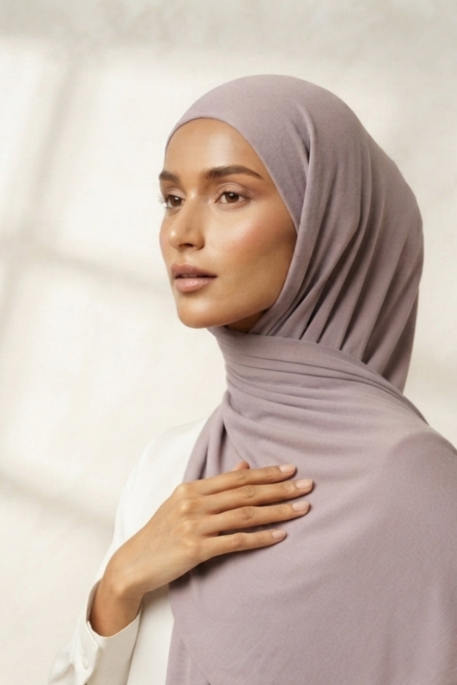 Plain Jersey Hijab - Lavender