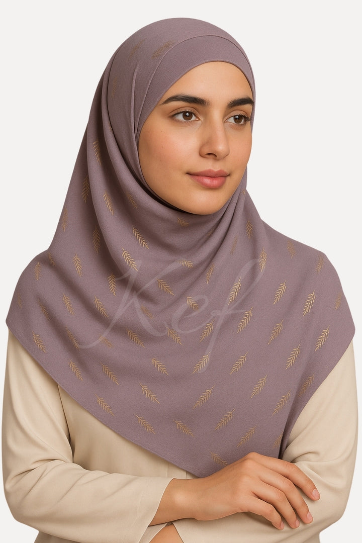 Willow Foil Lawn Hijab - Lavender