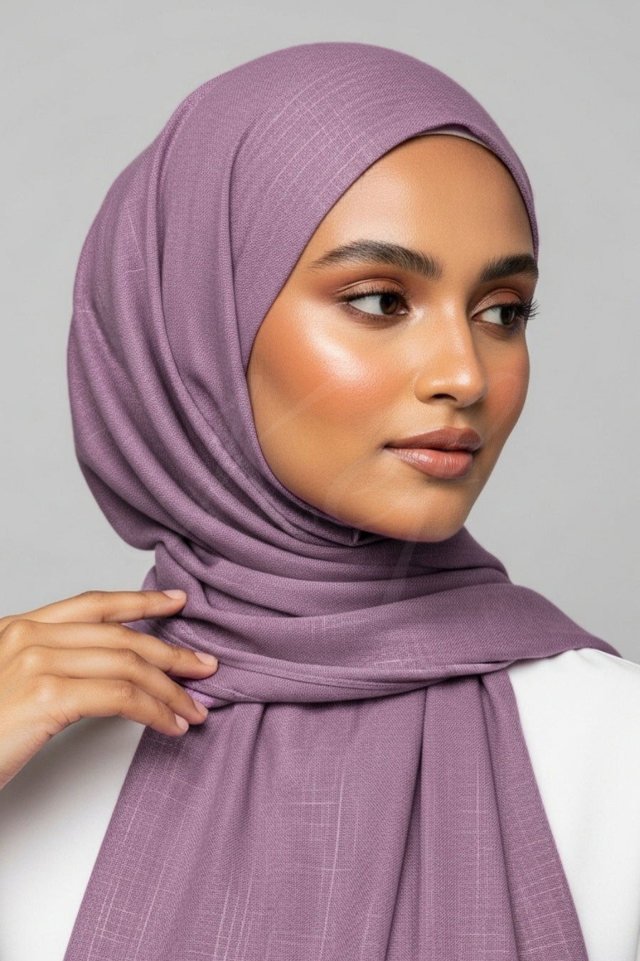 Turkish Lawn Hijab - Lavender
