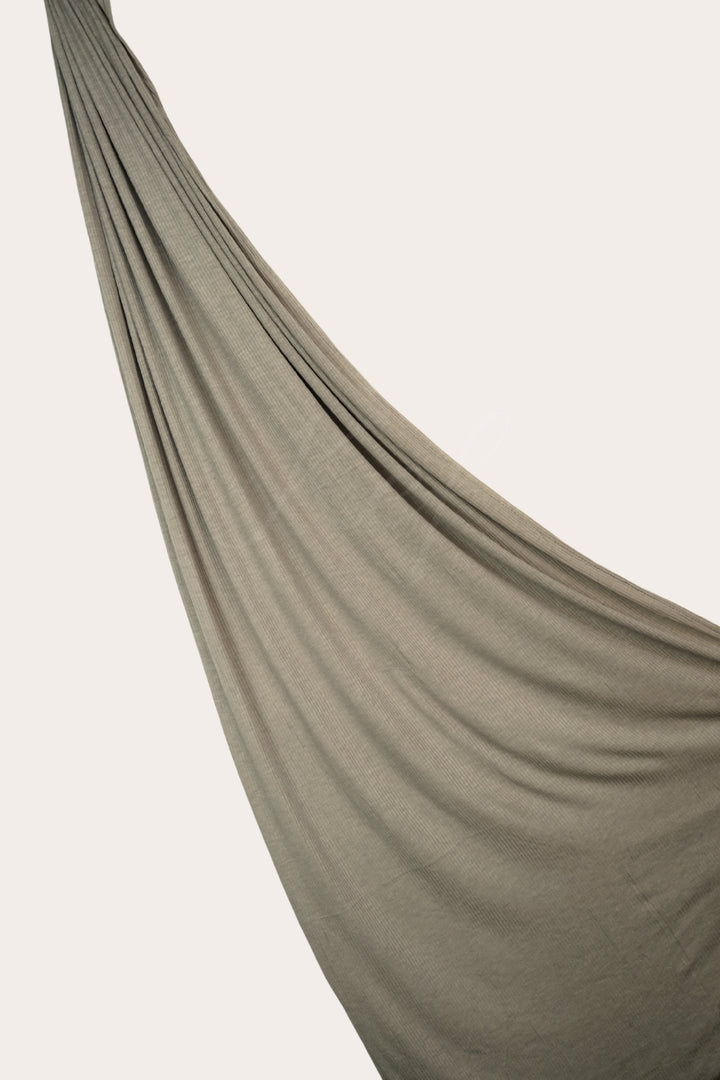 Ribbed Jersey Hijab - Light Taupe