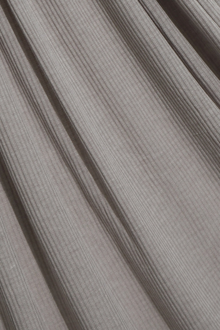 Textured Rib Jersey Hijab - Light Taupe