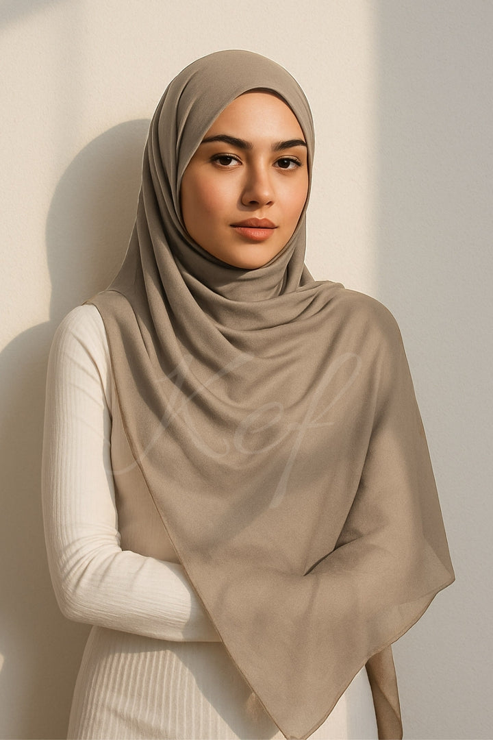 Modal Hijab - Light Taupe