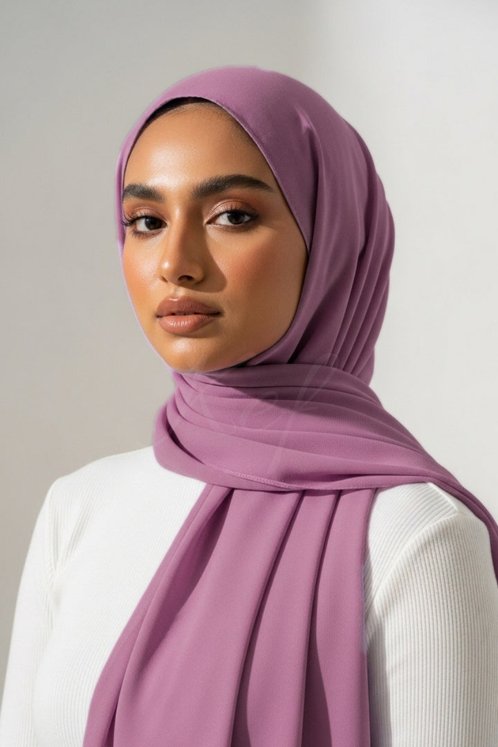 Georgette Hijab - Lilac