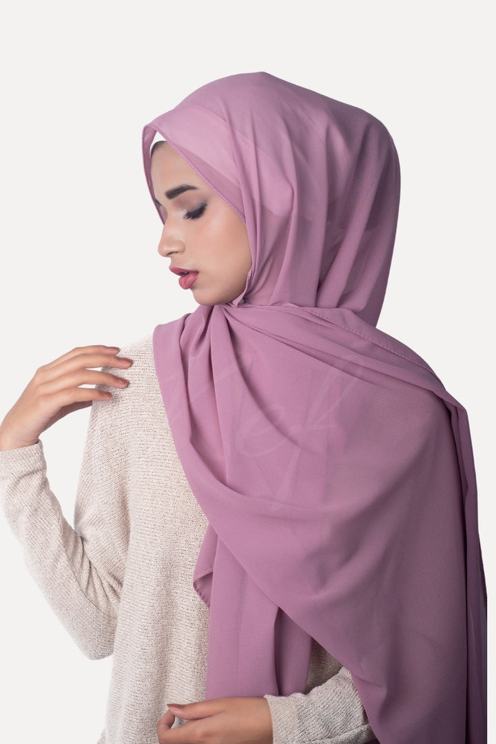 Georgette Hijab - Lilac