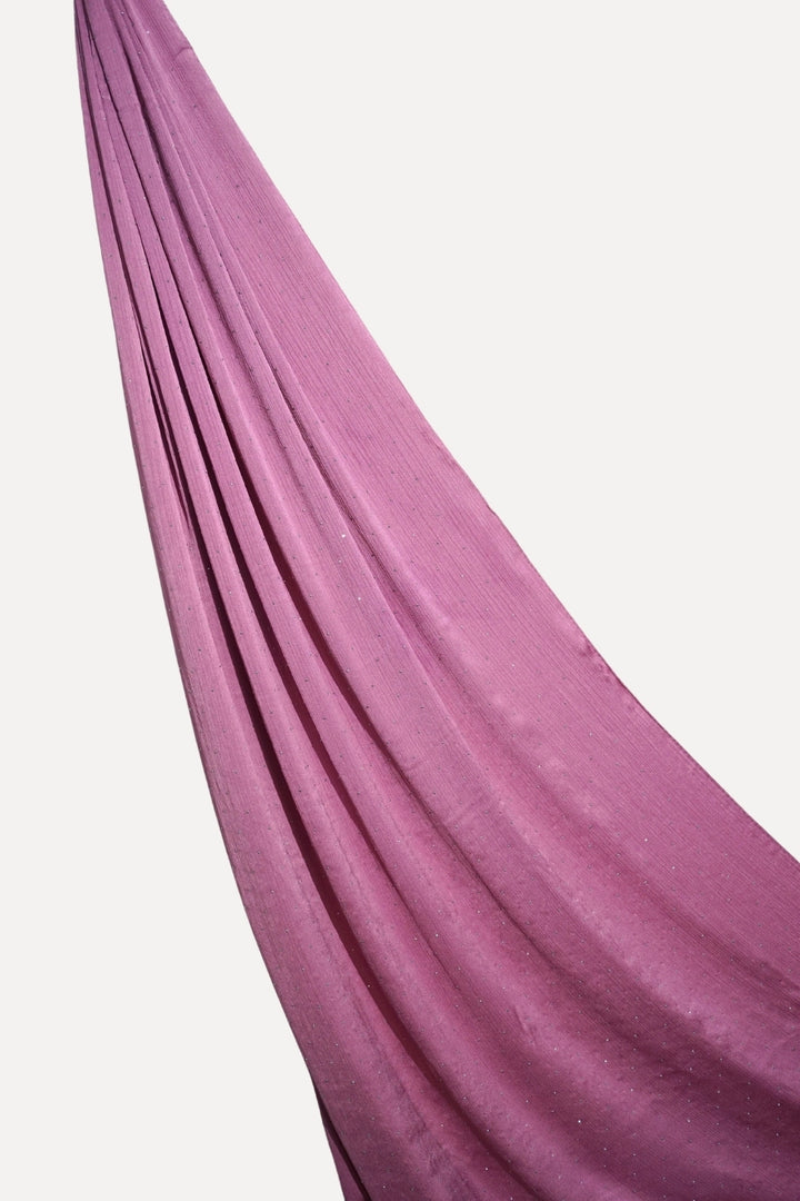 Dotted Matte Chiffon Hijab - Lilac