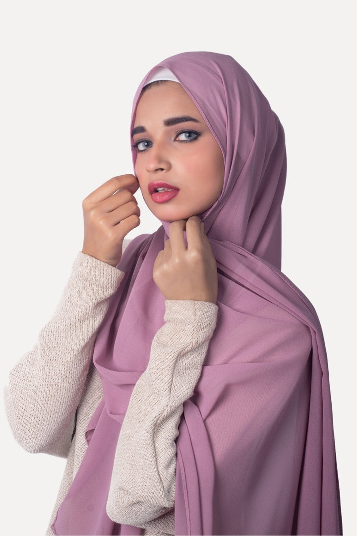 Georgette Hijab - Lilac