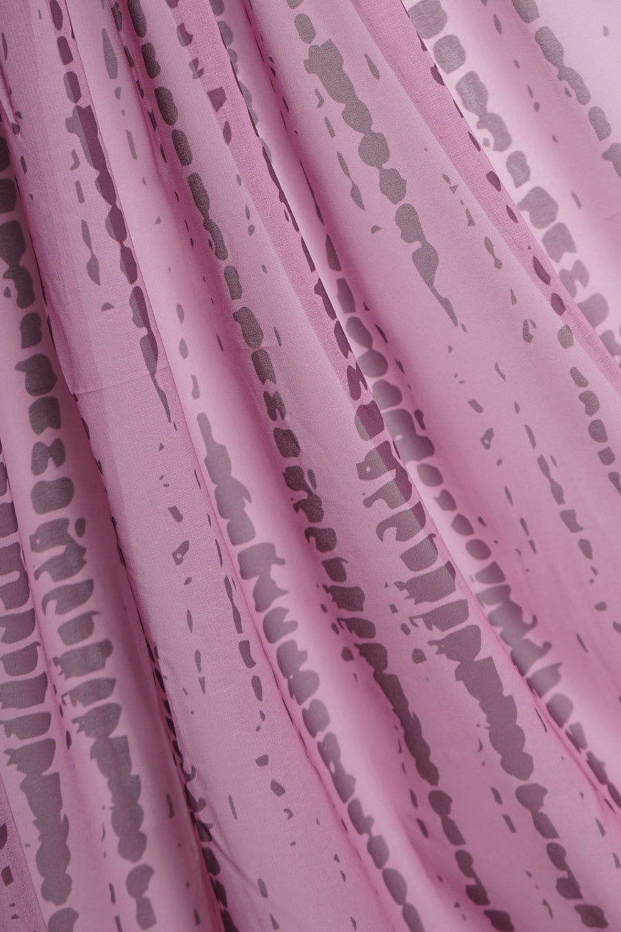 Tiedye Print Chiffon Hijab - Lilac