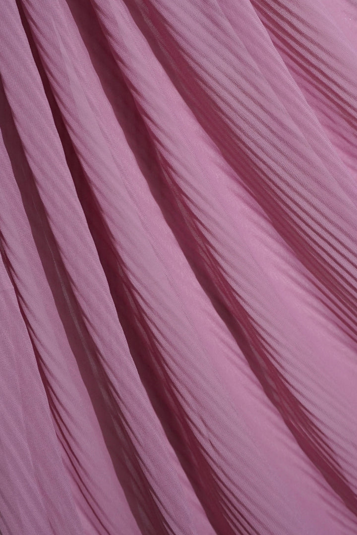 Crinkle Georgette Hijab - Lilac