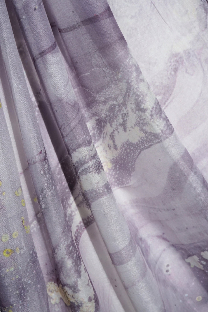 Printed Viscose Modal Hijab - Lilac Mist