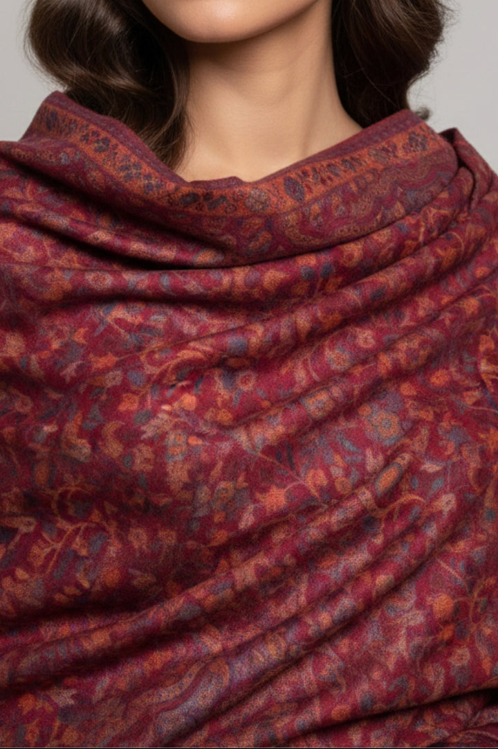 Printed Cashmere Twilight Hijab - Loom Luxe