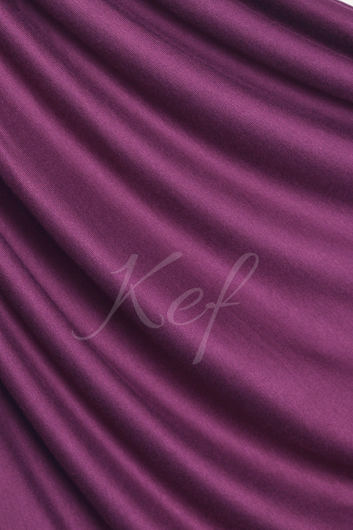 Plain Jersey Hijab - Magenta