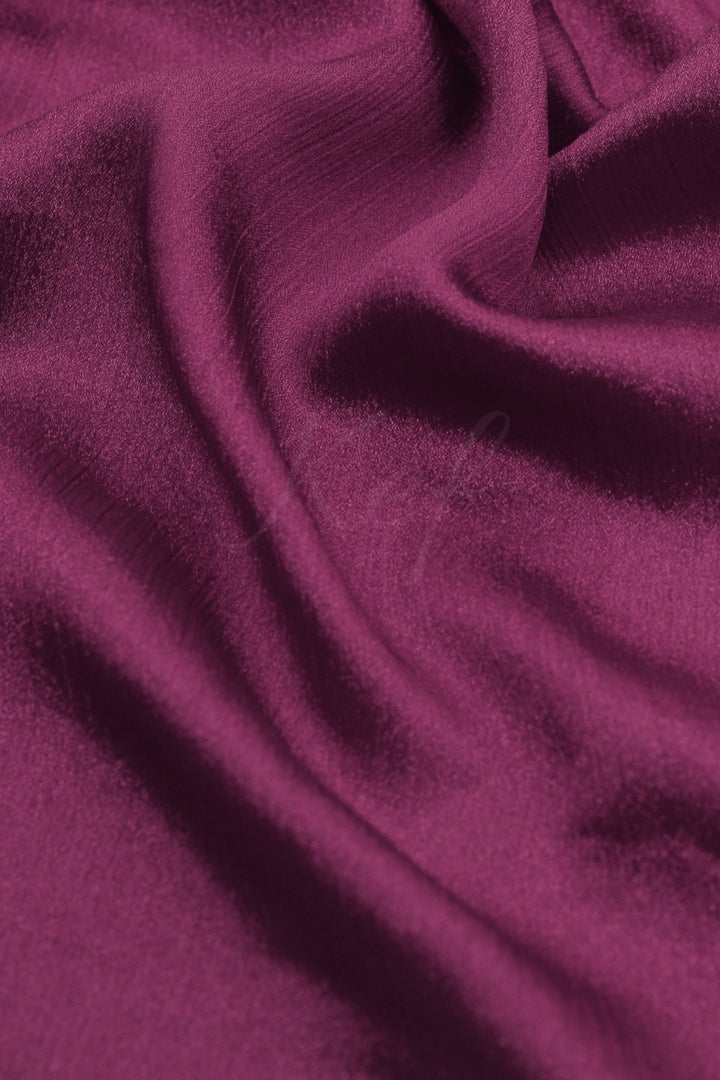 Crinkle Chiffon Hijab - Magenta (Shimmer)