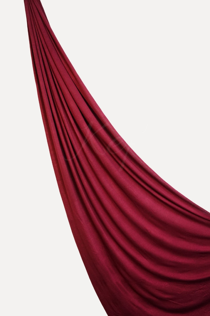 Woven Jersey Hijab - Maroon
