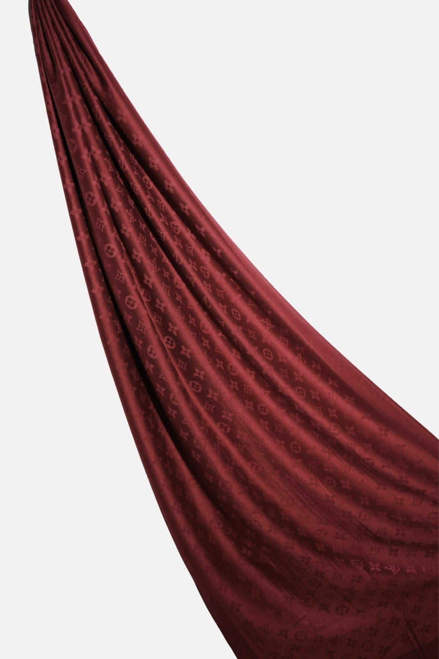 LV Cashmere Hijab -  Maroon