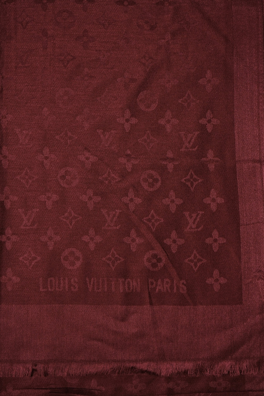 LV Cashmere Hijab -  Maroon