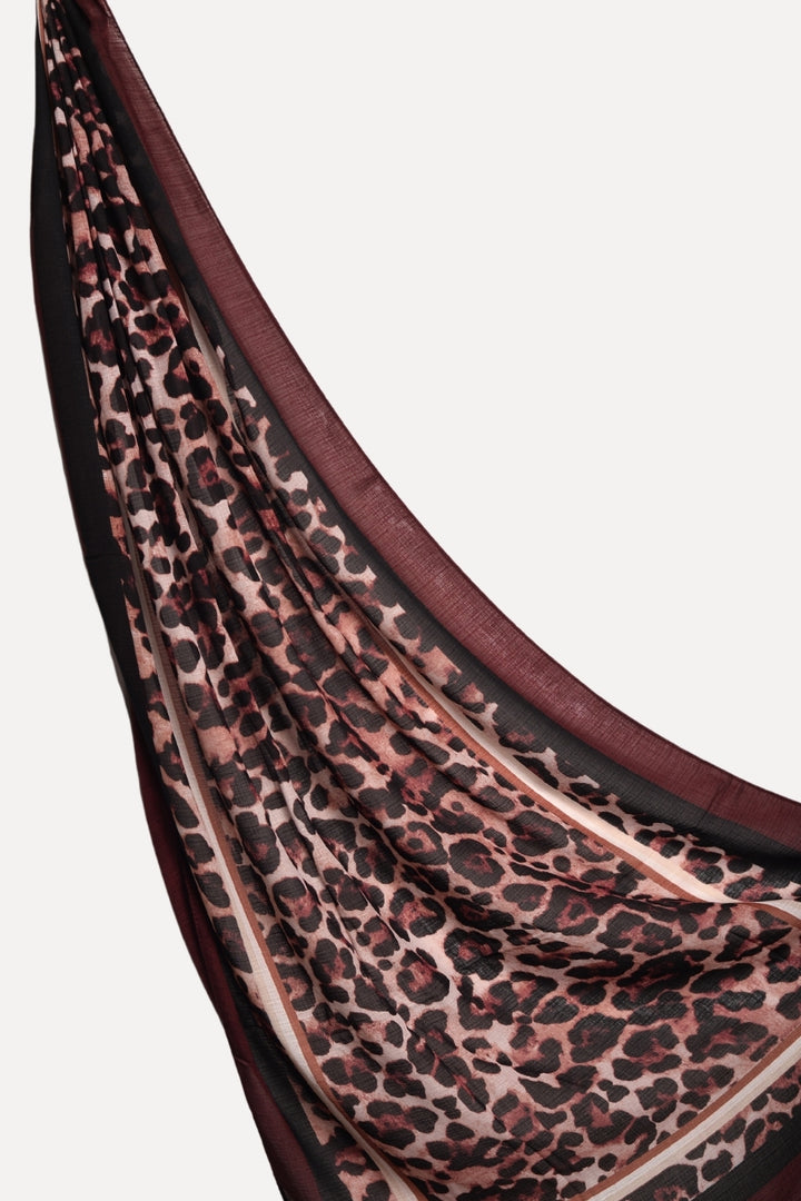 Urban Printed Lawn - Maroon