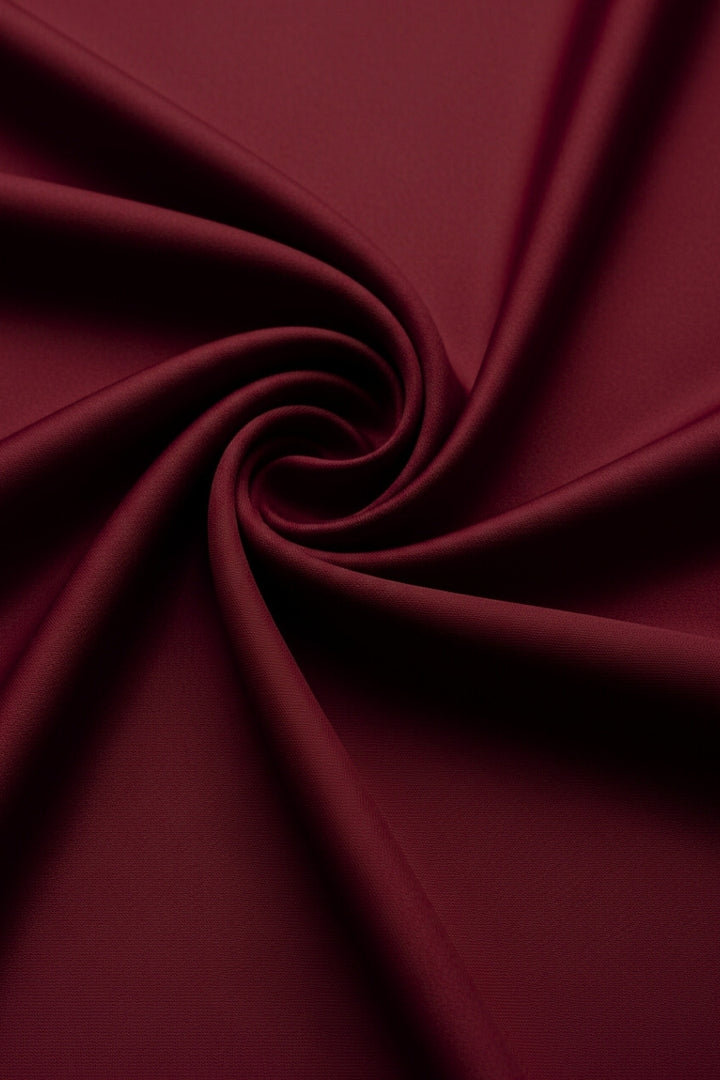 Plain Silk Hijab - Maroon