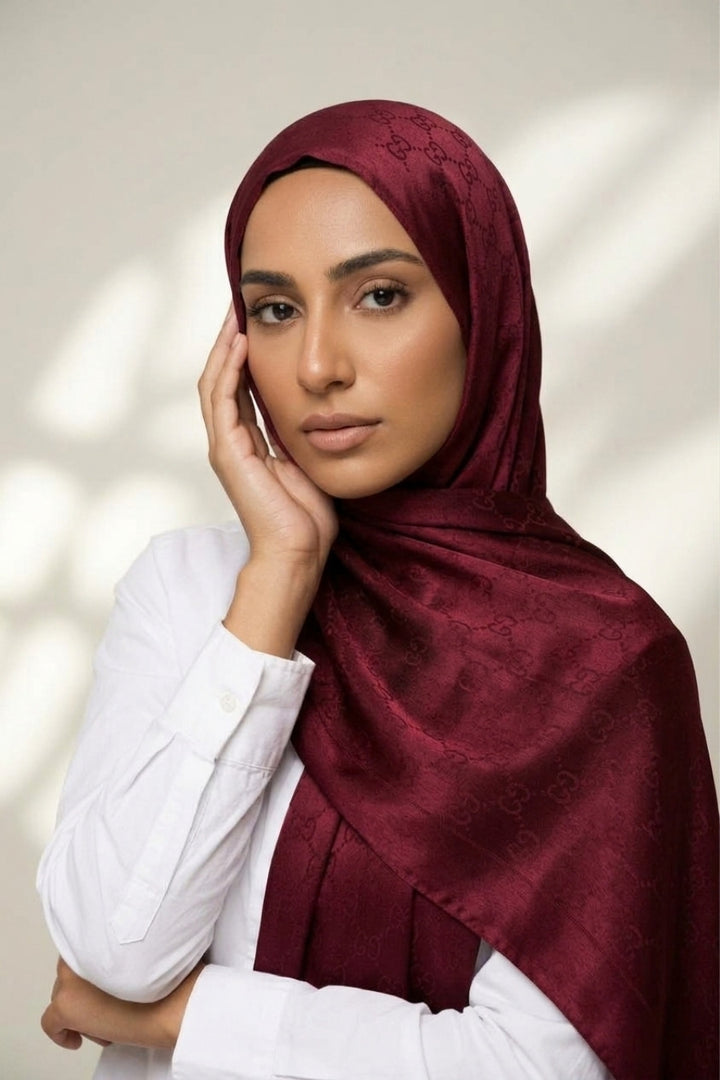 GC Cashmere Hijab -  Maroon