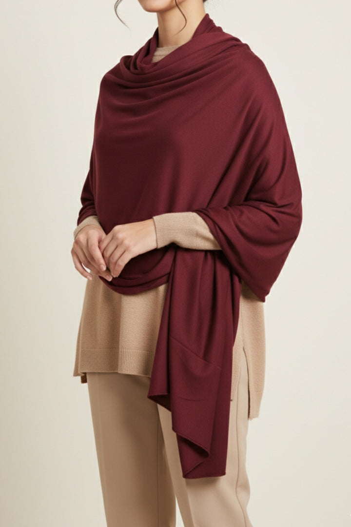 Winter Stole - Maroon
