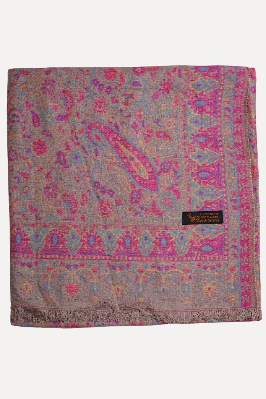 Printed Cashmere Shawl - Mehfil Looms