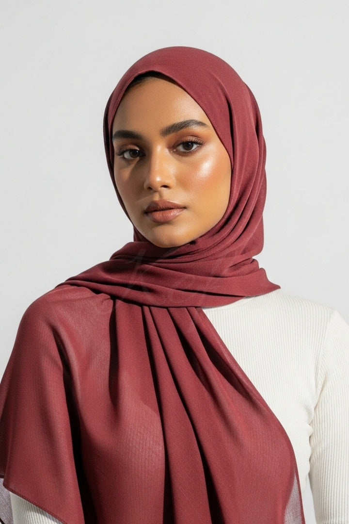 Georgette Hijab - Melon