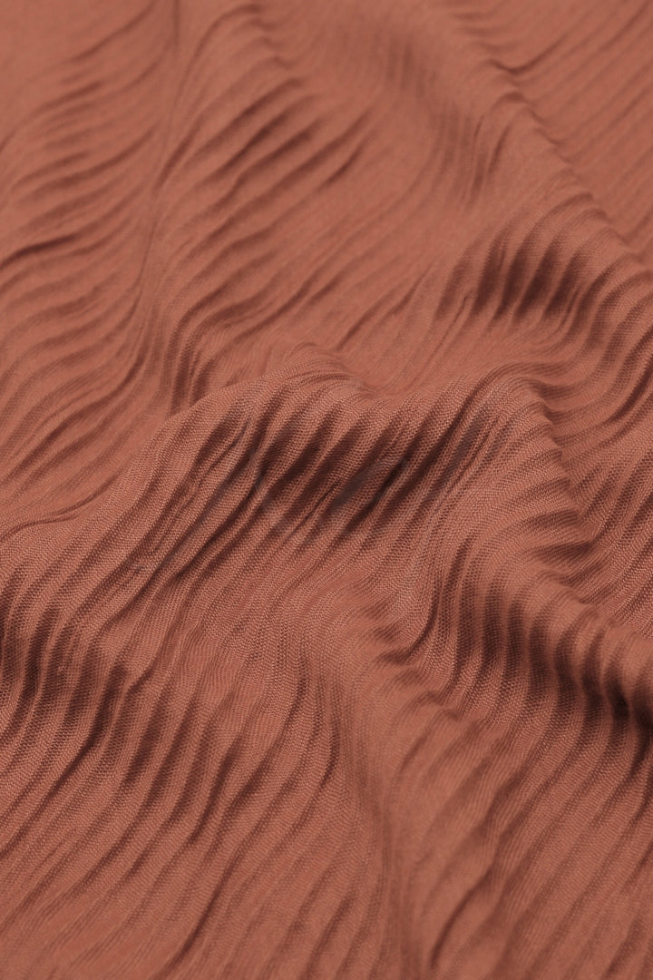 Crinkle Lawn Hijab - Melon