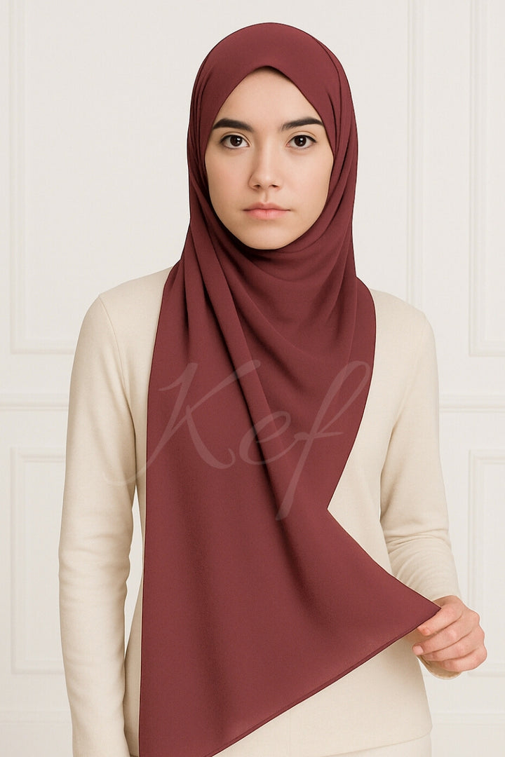 Georgette Hijab - Melon