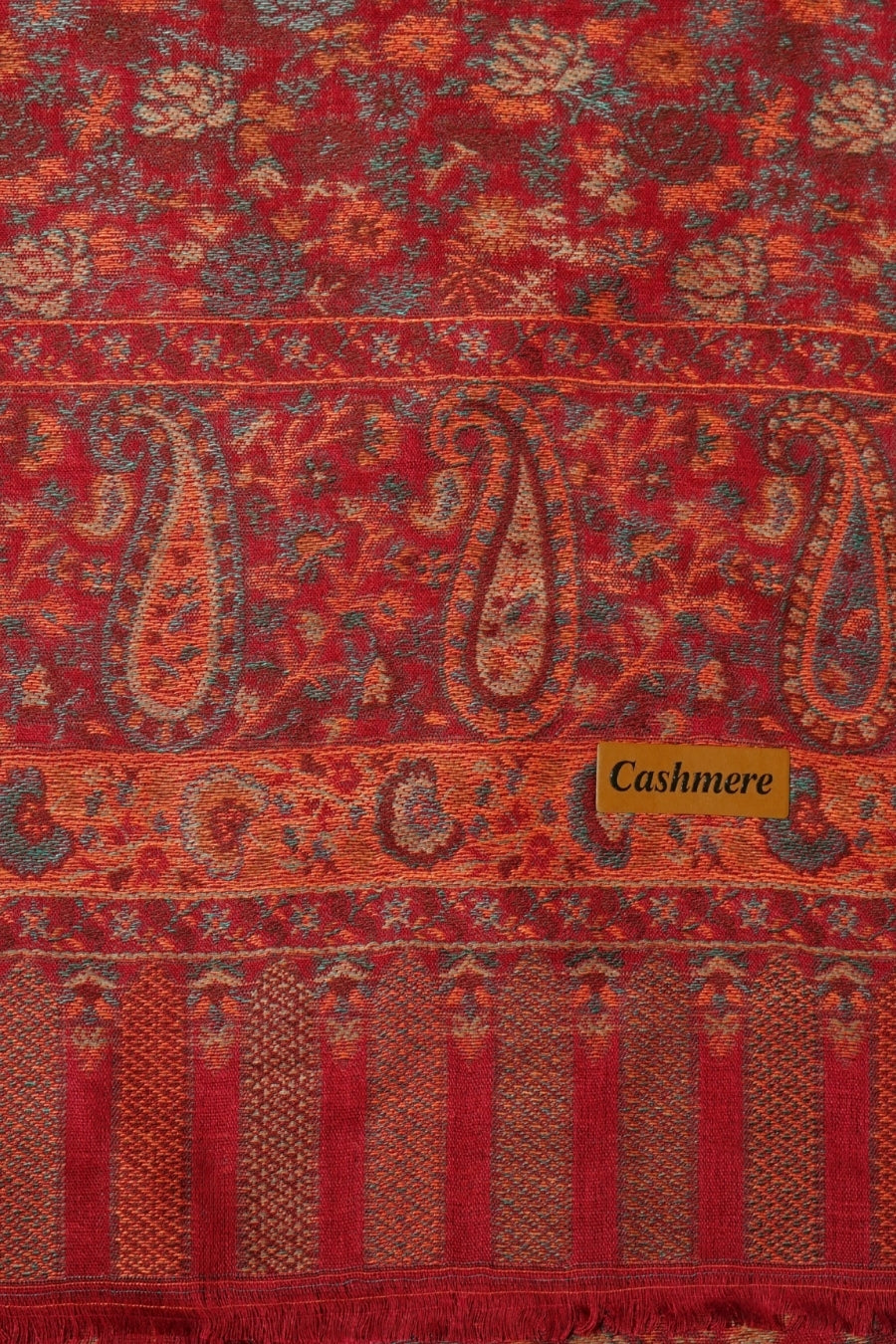 Printed Cashmere Legacy Hijab - Merlot