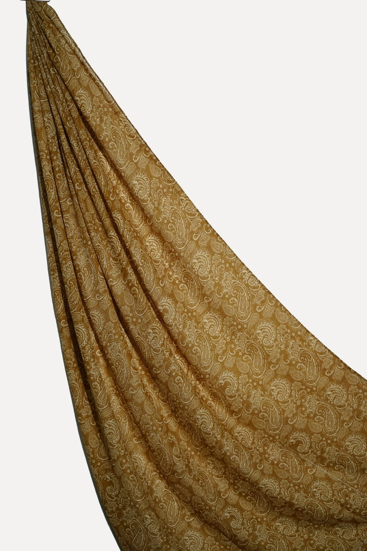 Amber Dusk Lawn - Metallic Gold