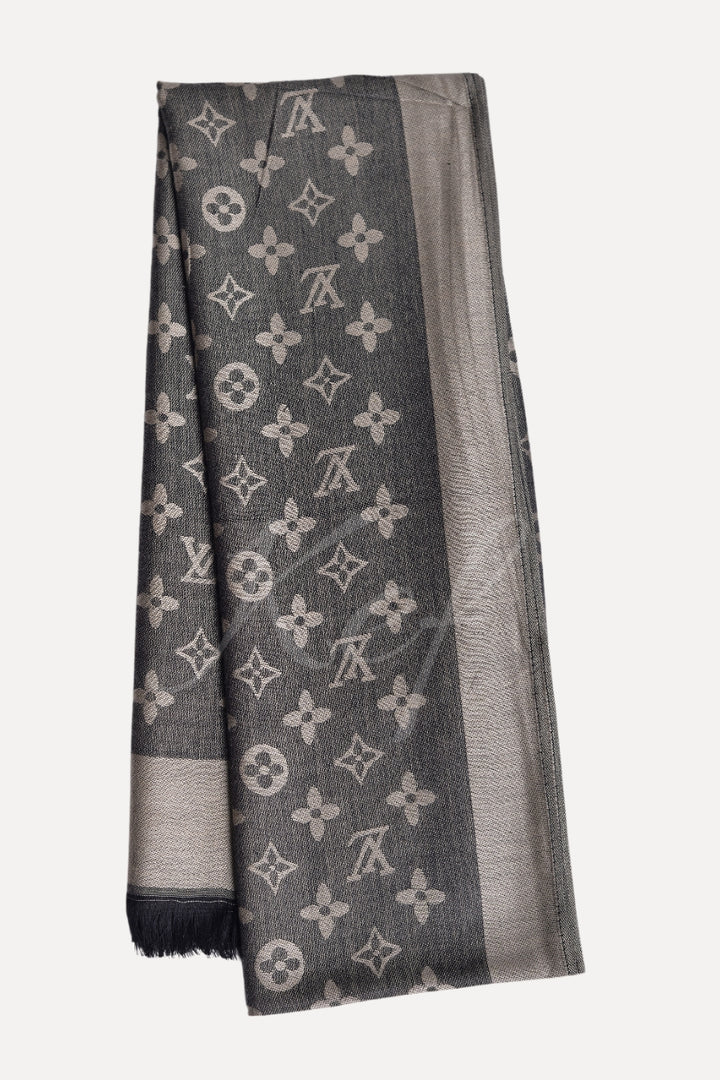 LV Cashmere Hijab -  Midnight