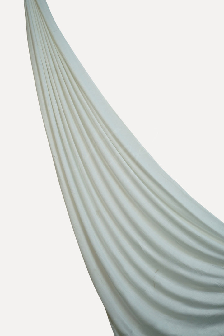 Woven Jersey Hijab - Milky White