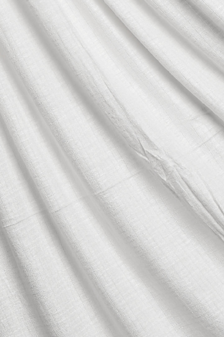 Linear Jersey Hijab - Milky White