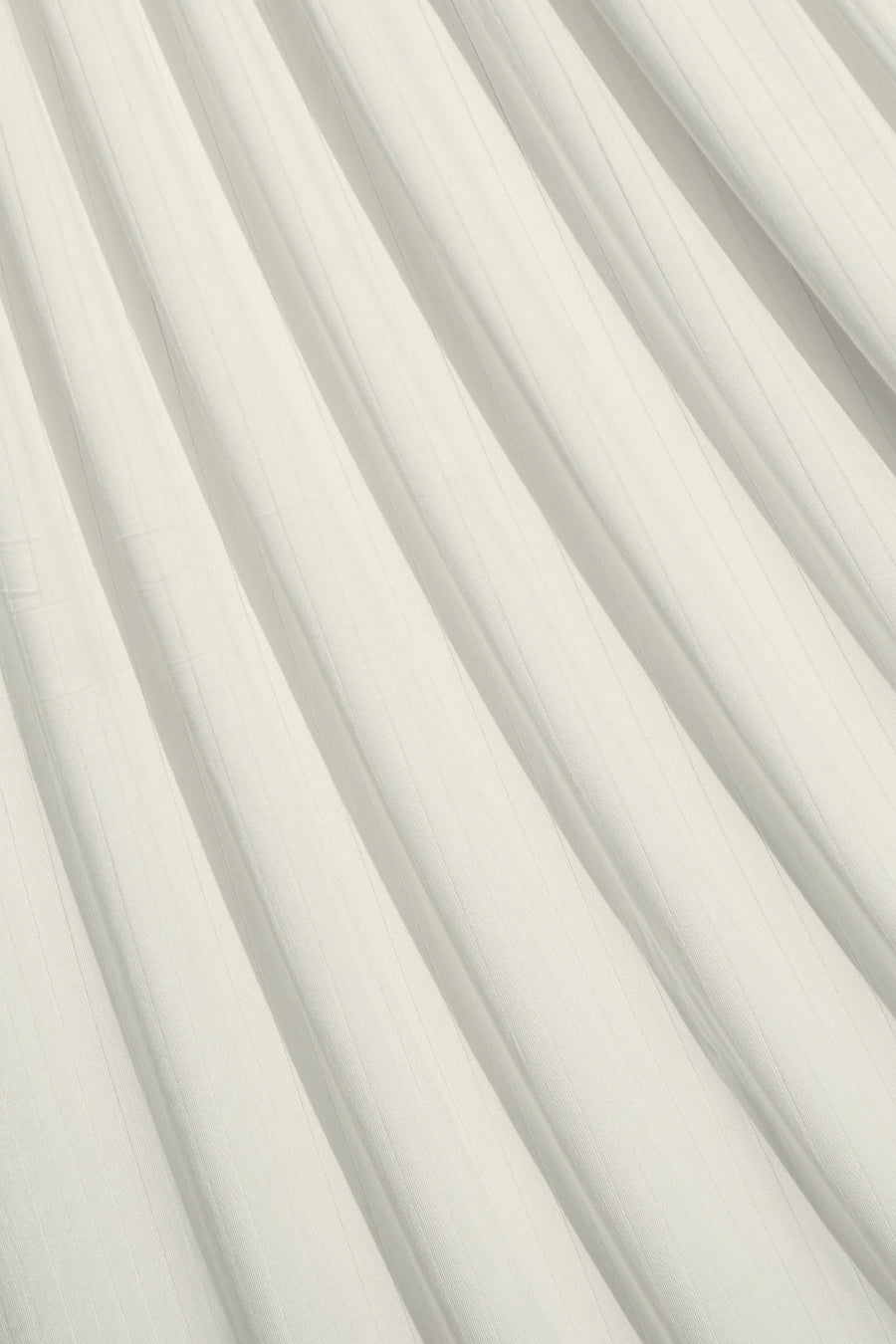 Linear Rib Jersey - Milky White