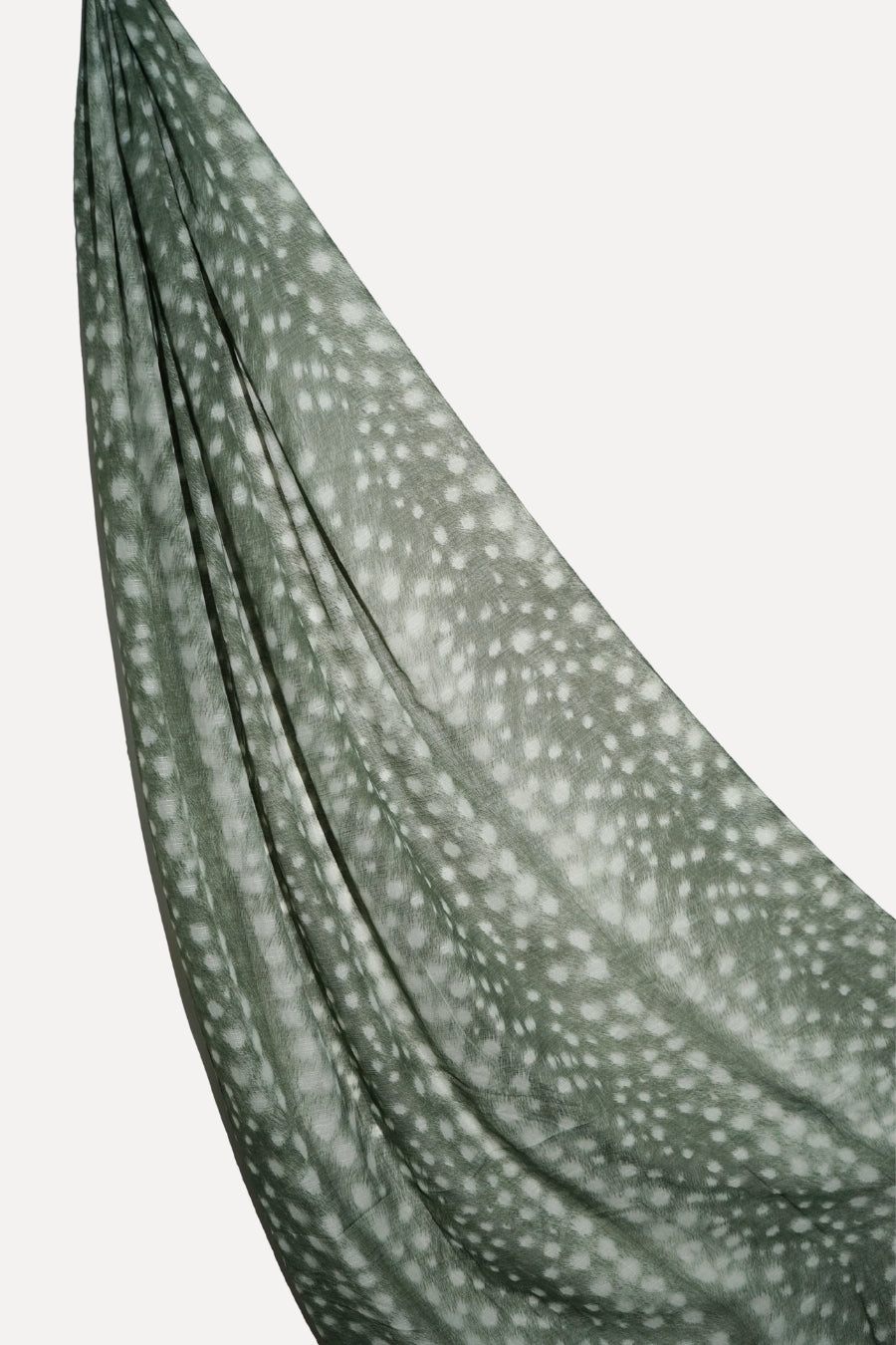 Deer Printed Lawn - Mint Green