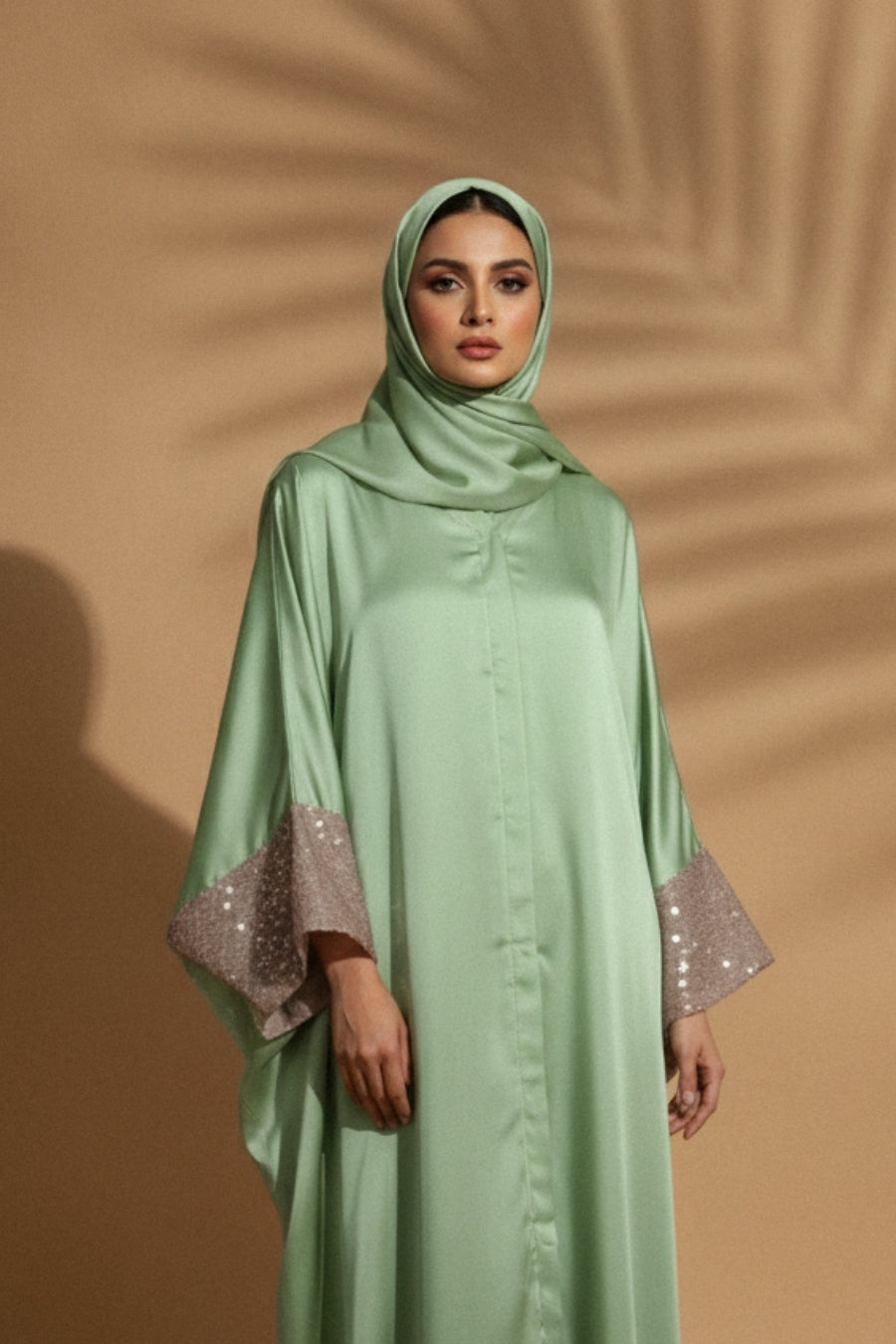 Mint Laced Royale Kaftan