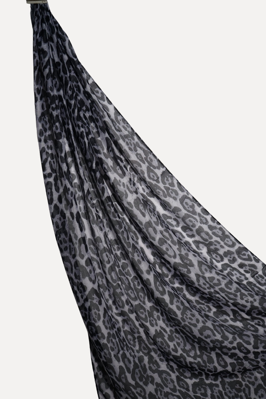 Safari Printed Lawn Hijab - Misty Slate