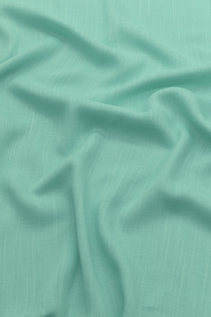 Turkish Lawn Hijab - Misty Teal