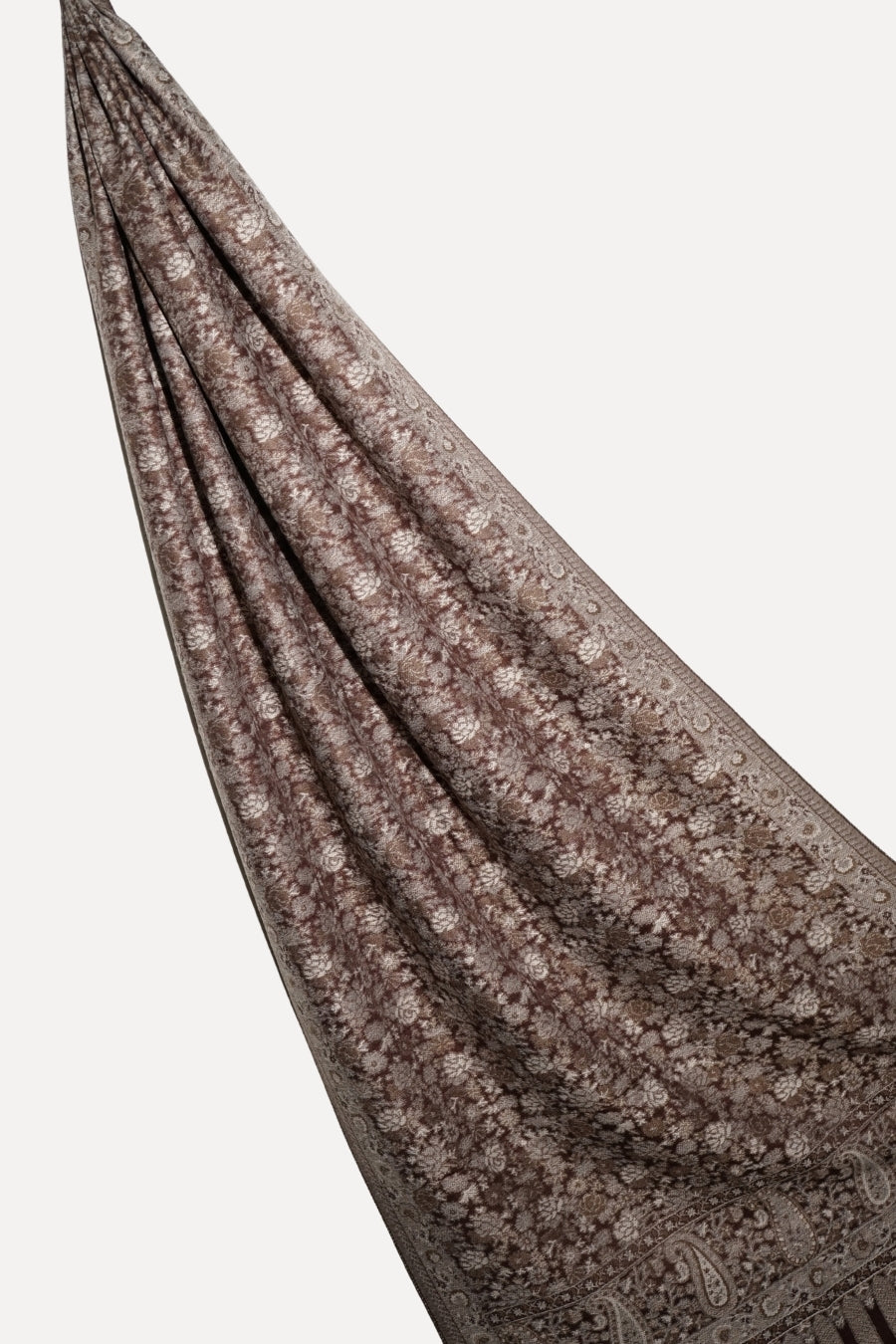 Printed Cashmere Legacy Hijab - Mocha