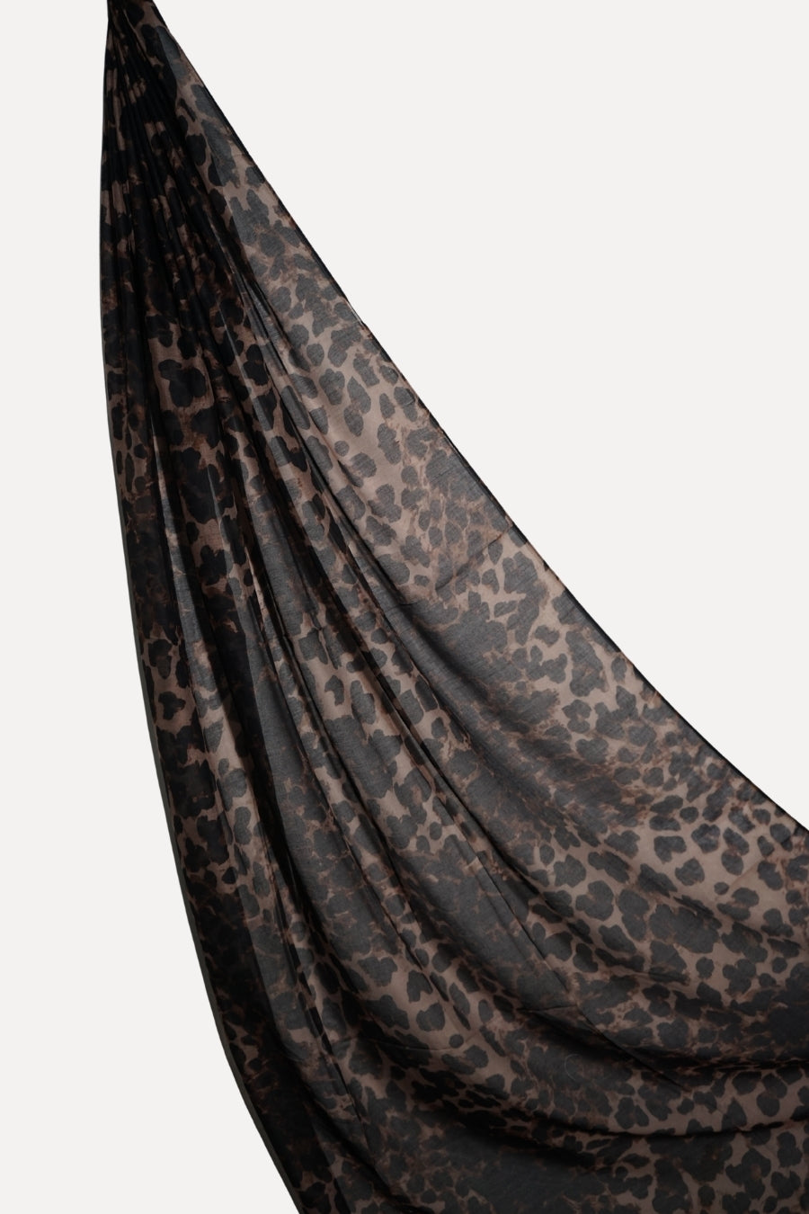 Safari Printed Lawn Hijab - Mocha Leopard