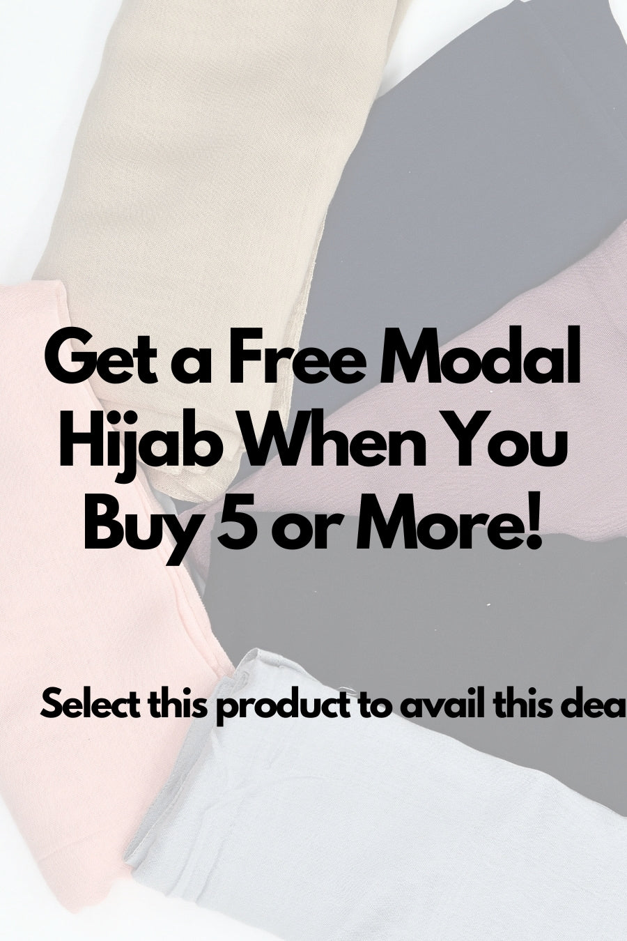 Modal Hijabs - Buy 5Get 1 Free