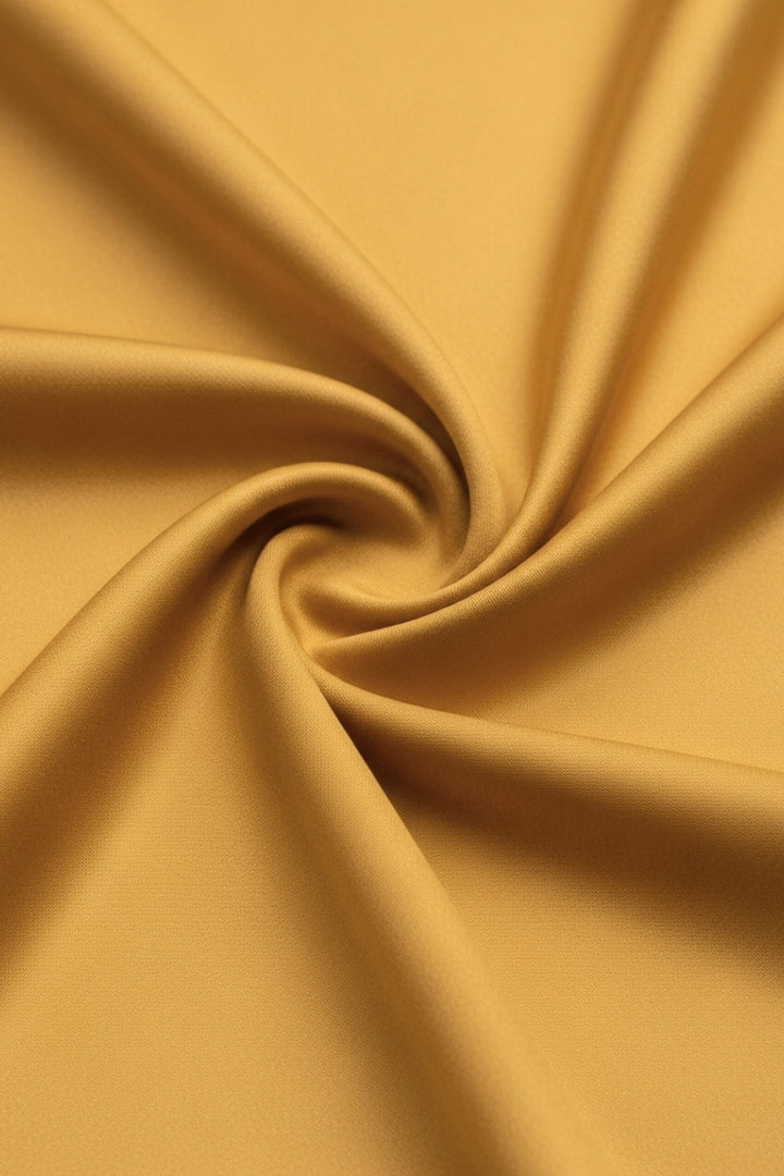 Plain Silk Hijab - Mustard