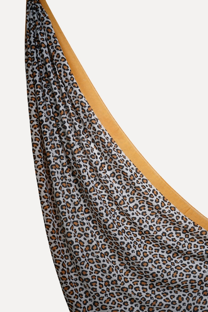 Printed Lawn Leopard - Mustard