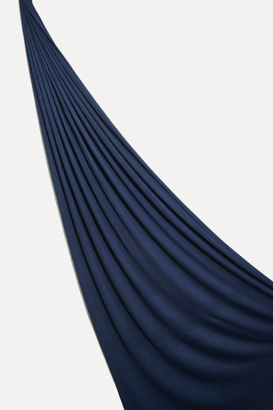 Linear Rib Jersey - Navy Blue