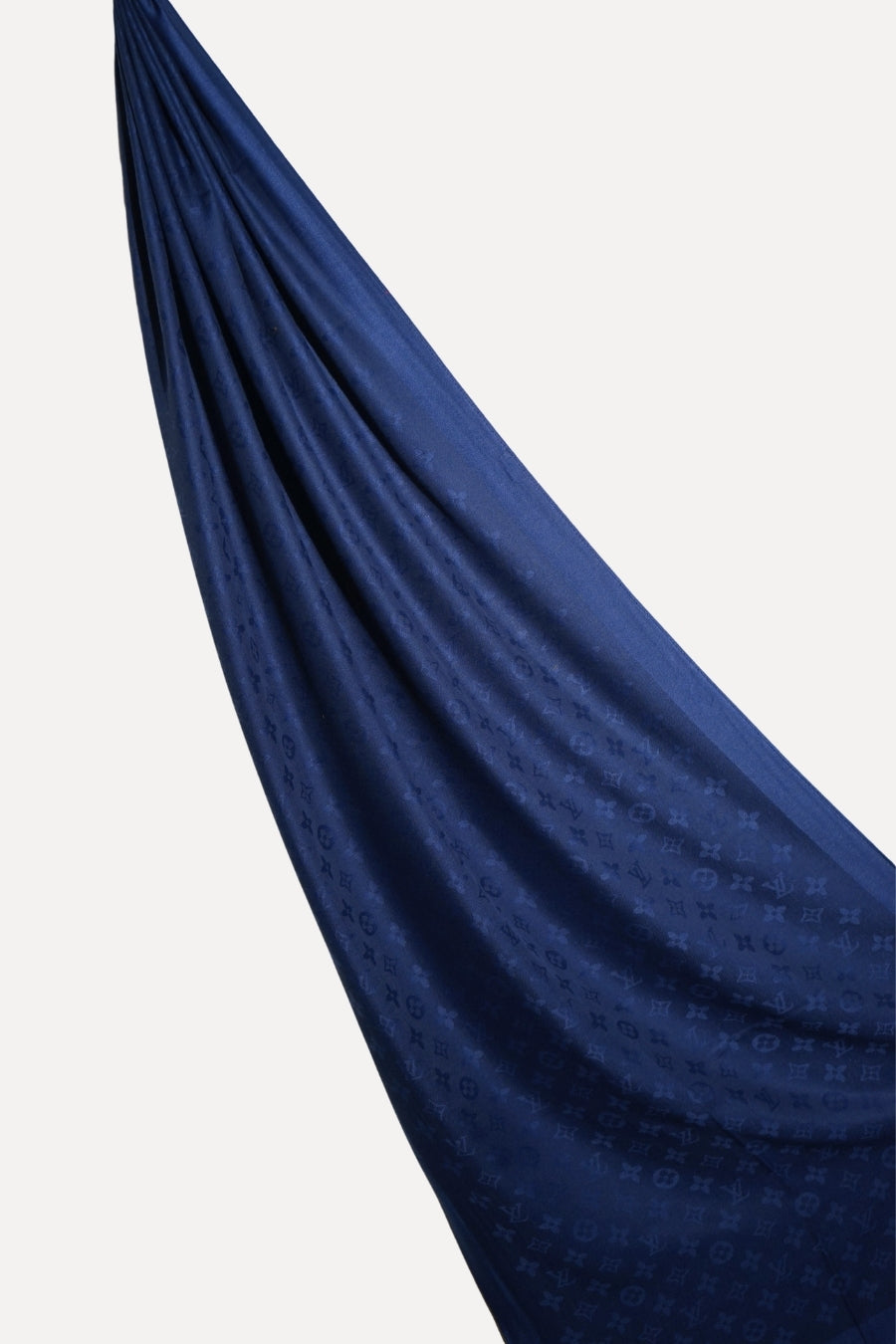 LV Cashmere Hijab -  Navy Blue