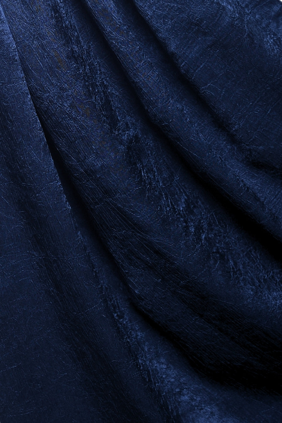 Crepe Textured Chiffon - Navy Blue