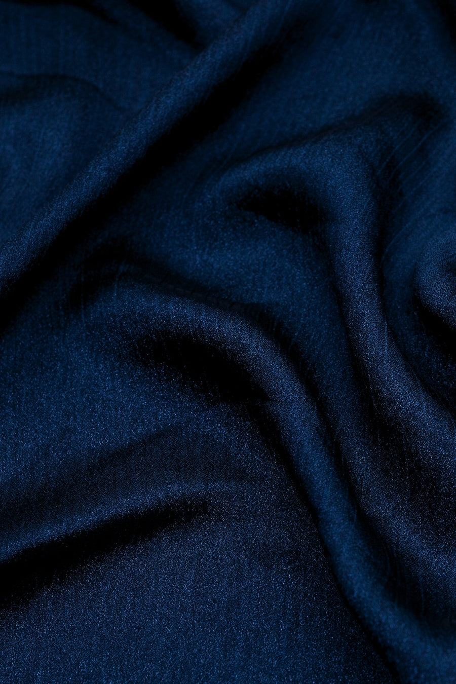 Crinkle Chiffon Hijab - Navy Blue (Shimmer)