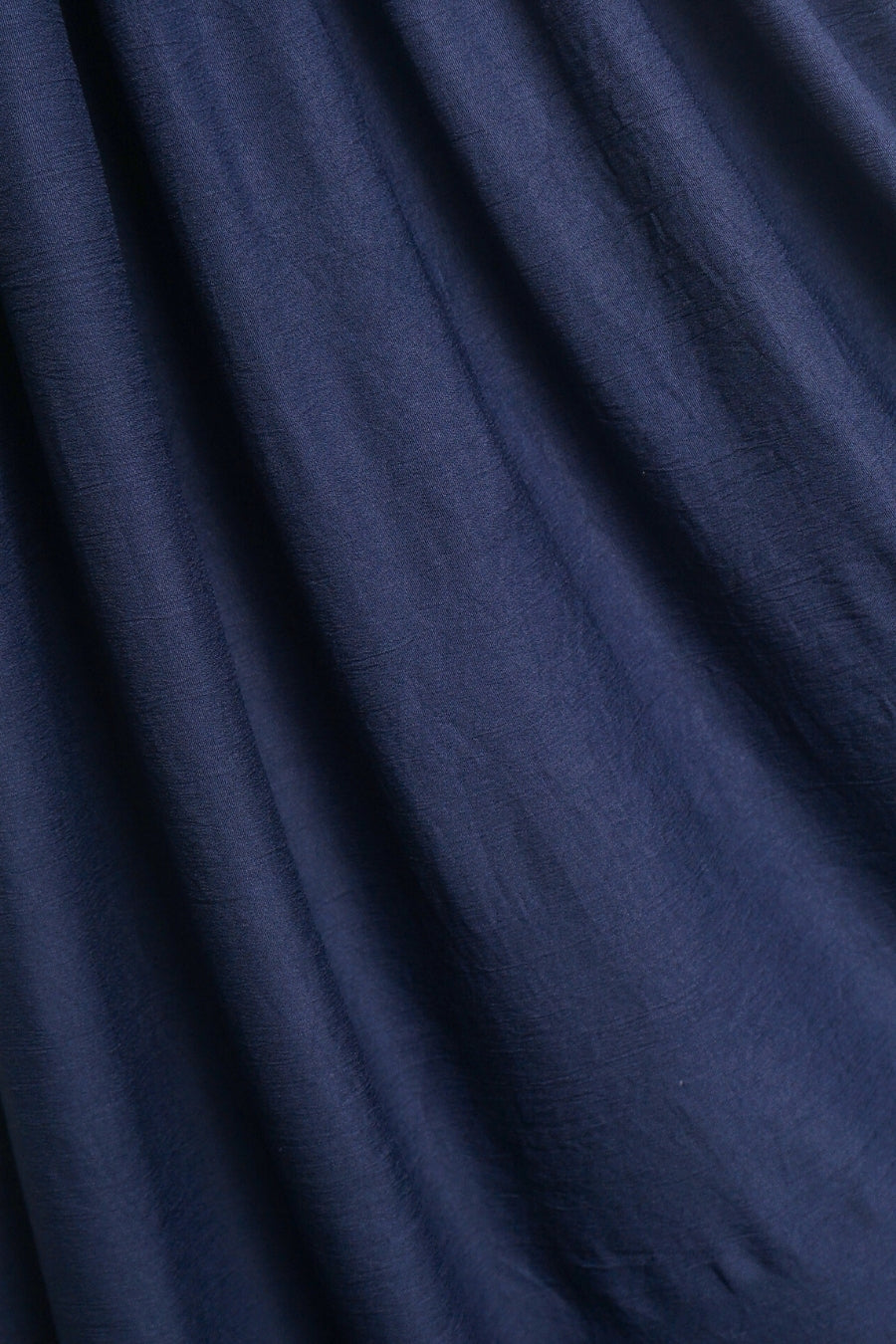 Crumpled Lawn Hijab - Navy Blue